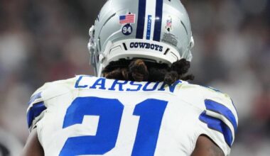 Cowboys Caelen Carson was forgotten CB who is now taking center stage