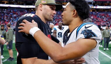 Falcons reeling, Saints climbing after bye week