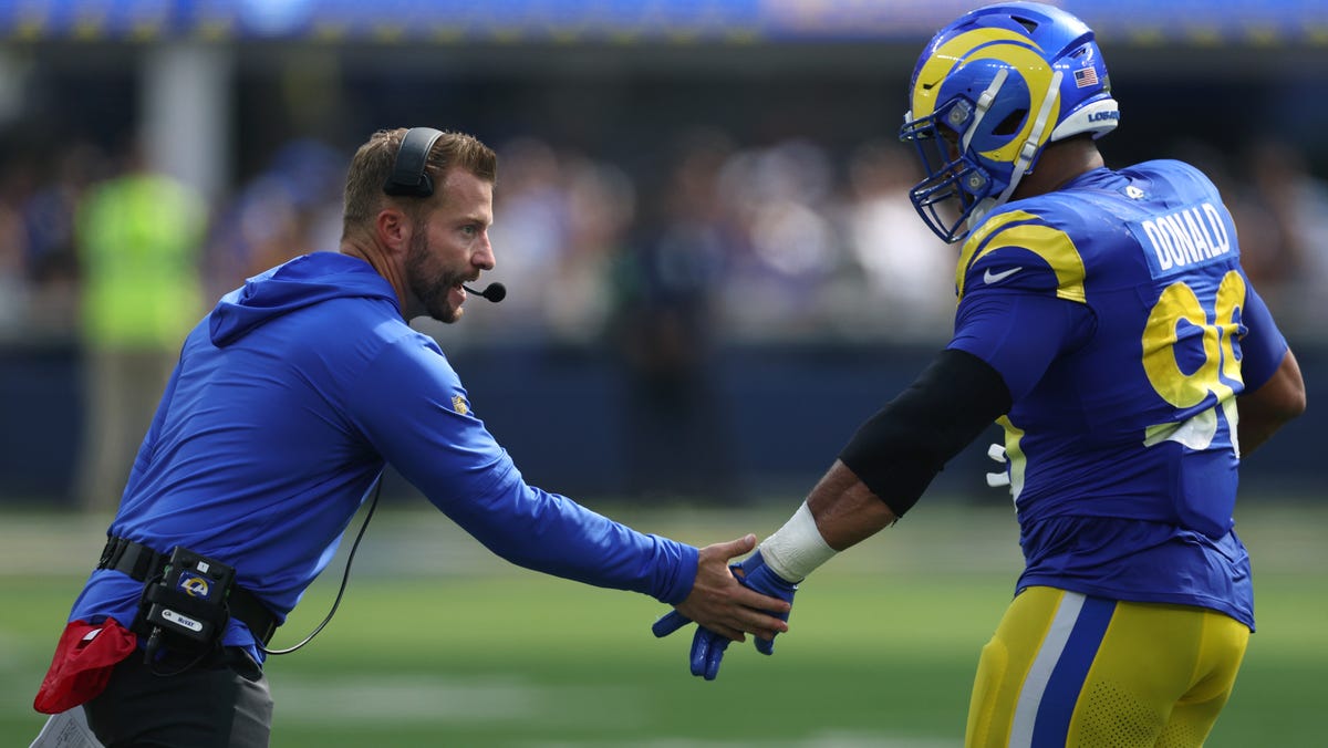 Sean McVay has endless praise for Aaron Donald ahead of celebration