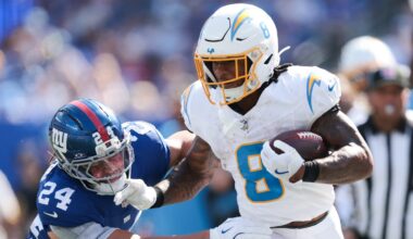 Will Omarion Hampton return after bye? Latest updates for Chargers RB