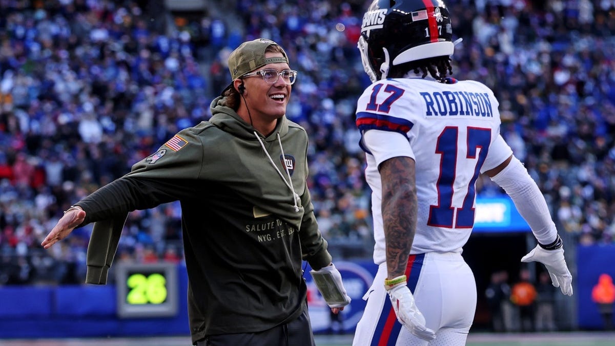 Jaxson Dart player props odds, tips and betting trends for Week 13