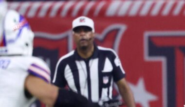Referee in Bills-Texans 'TNF' game avoids major injury