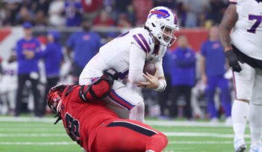 Bills' Josh Allen speaks about frustration caught against Texans