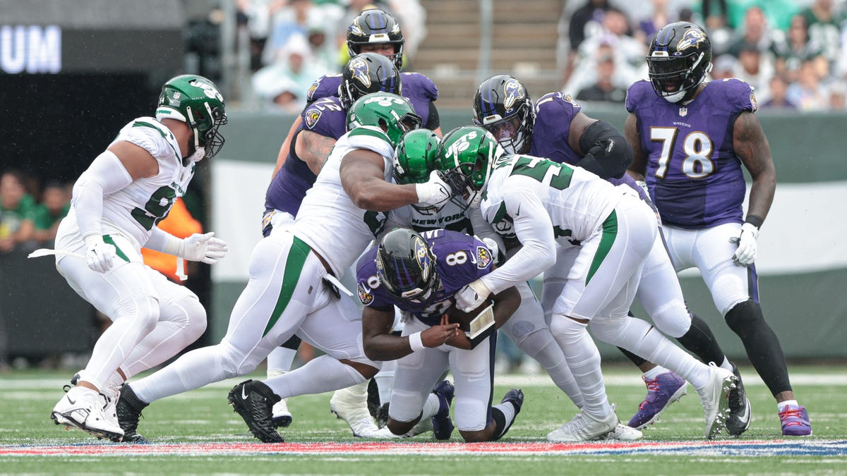 The Jets head to Baltimore to face the Ravens with Tyrod Taylor at QB