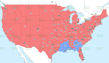 TV map for NFL Week 12