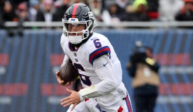 Is Jaxson Dart playing today vs the Lions?