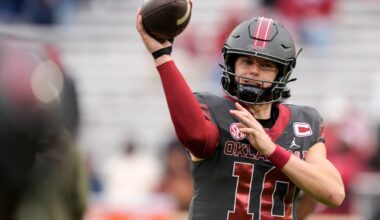 OU football QB John Mateer 'not really' thinking about NFL Draft