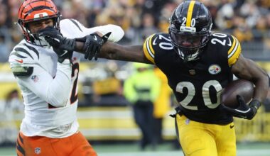 Kaleb Johnson player props odds, tips and betting trends for Week 12