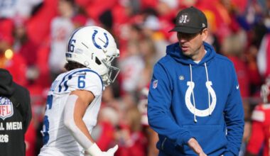 Colts' Shane Steichen on not going for it on 4th down late vs Chiefs