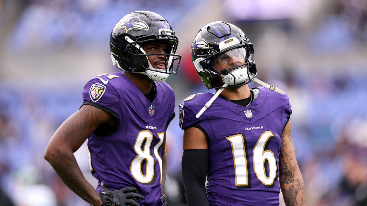 Ravens WR Devontez Walker is a Super Saiyan stuck on the sideline