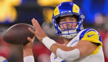 Rams, Patriots now project as No. 1 seeds