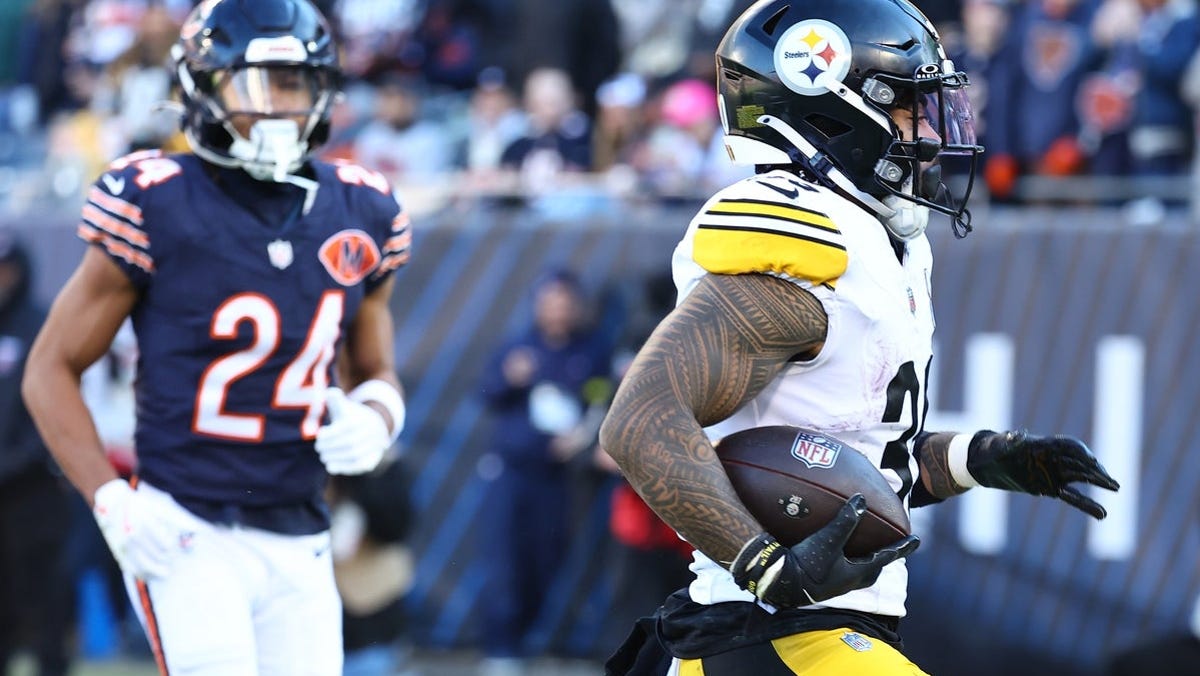 Jaylen Warren player props odds, tips and betting trends for Week 13