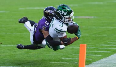 5 highest-graded Jets players on offense vs. Ravens in Week 12