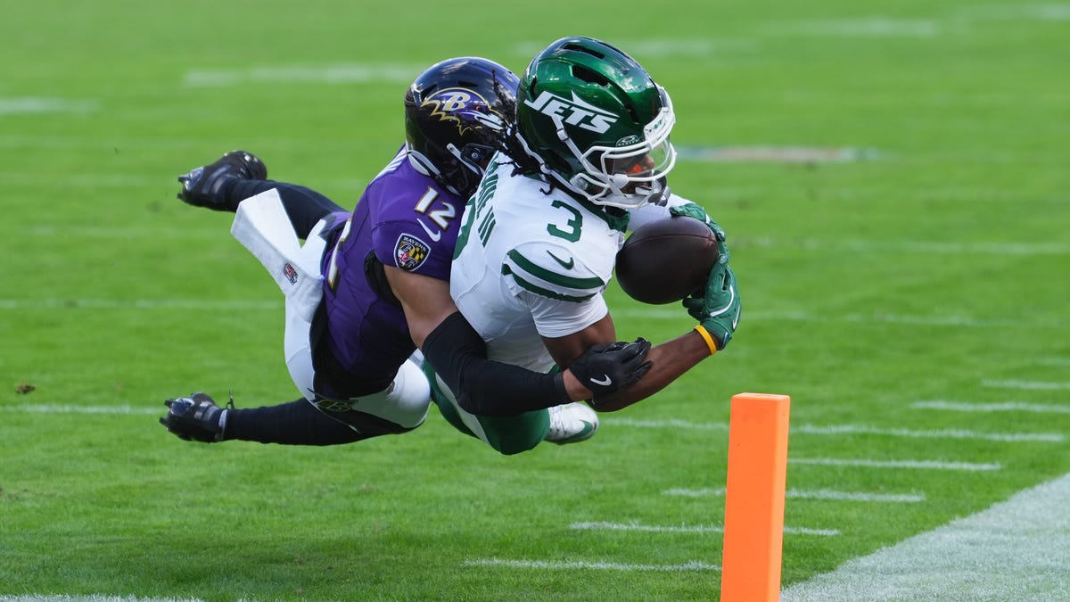 5 highest-graded Jets players on offense vs. Ravens in Week 12