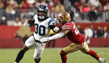 Chuba Hubbard player props odds, tips and betting trends for Week 13