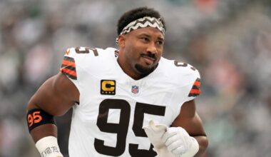 Myles Garrett, Chloe Kim relationship timeline after NFL sideline kiss