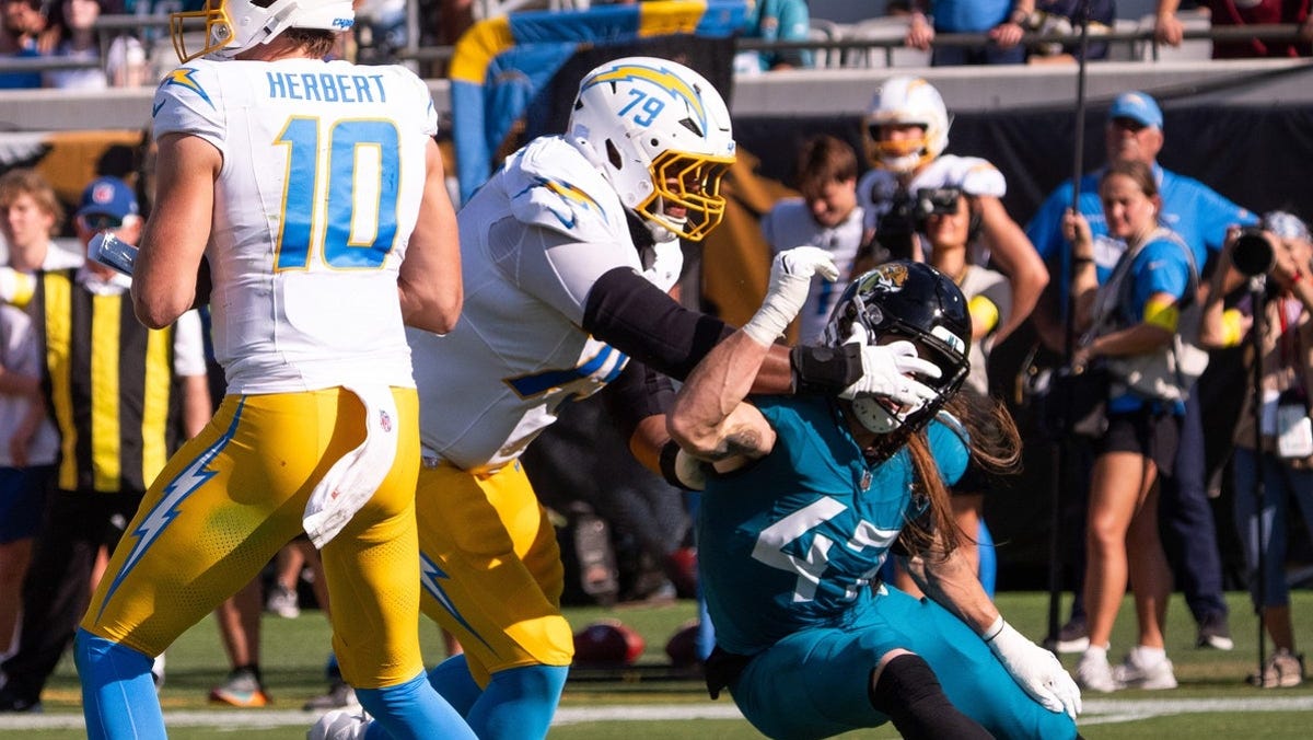 Justin Herbert player props and odds