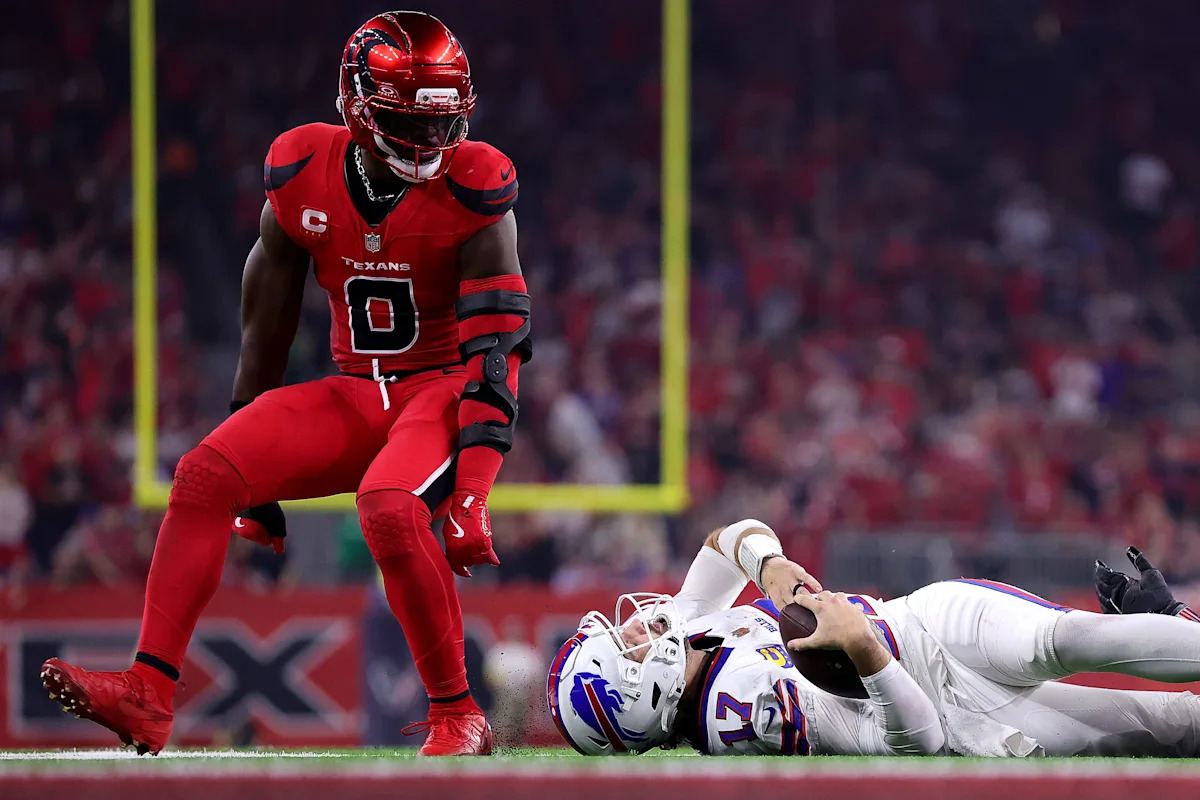 Bills vs. Texans: Houston gets 8 sacks on Josh Allen amid offensive line implosion in 23-19 defeat of Buffalo