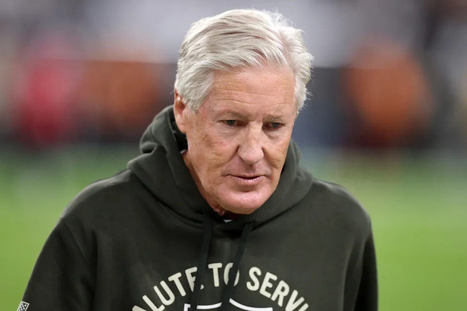 Pete Carroll and the Raiders lost for the eighth time in their last nine games. (Photo by Christian Petersen/Getty Images)