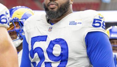 Broncos sign tackle Geron Christian off Cowboys practice squad, waive receiver Michael Bandy