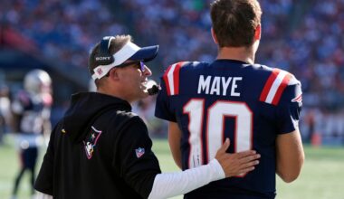 Robert Kraft gives 'lot of credit' for Drake Maye's success to Josh McDaniels