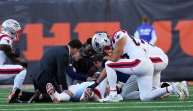 Patriots bemoan injuries to two key rookie offensive starters: 'It hurts'