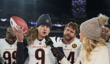 Bengals' dominant win over Ravens sparks hope for late-season playoff push