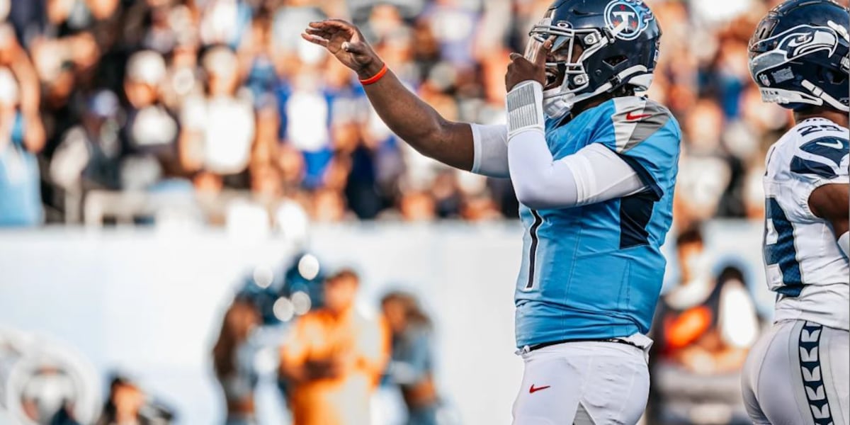 Titans QB Cam Ward shows improvement in loss to Seahawks