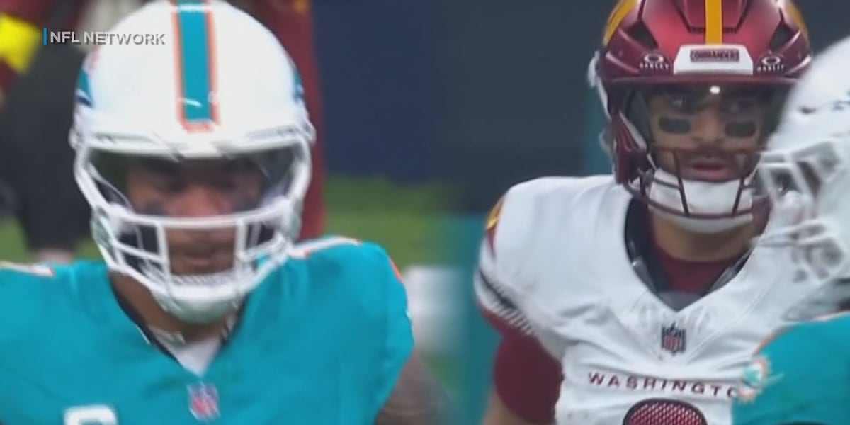 Tua and the Dolphins beat the Mariota-led Commanders in Madrid