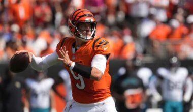 Joe Burrow injury: Burrow questionable for Patriots-Bengals