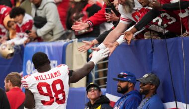 49ers' defense scrambles to bond without Bosa, Warner, Williams