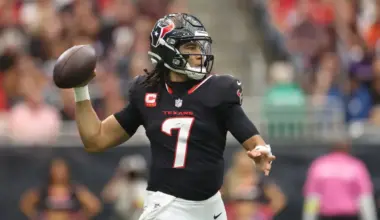 Why is CJ Stroud not playing today for Texans vs Jaguars in Week 10 of 2025 NFL season?