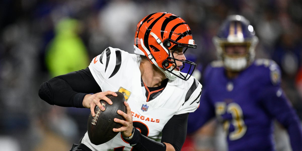 Burrow leads Bengals to 32-14 Thanksgiving win over Ravens in return from injury