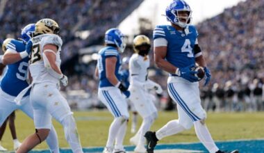 LJ Martin BYU football vs. UCF...