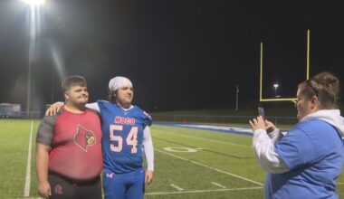 Cancer survivors face off in high school football playoffs