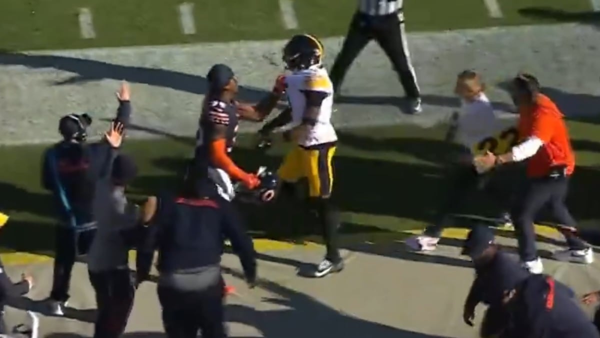 CJ Gardner-Johnson Almost Started A Brawl Over Late Hit On Caleb Williams