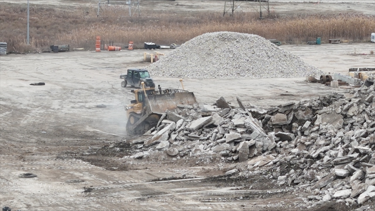 Brook Park future Cleveland Browns Stadium construction site
