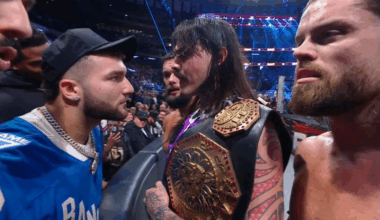 The New York Giants & Andrew Schulz got into it with The Judgment Day on Raw