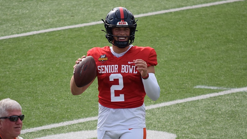 Pittsburgh Steelers 2025 NFL Draft Ole Miss QB Jaxson Dart Senior Bowl