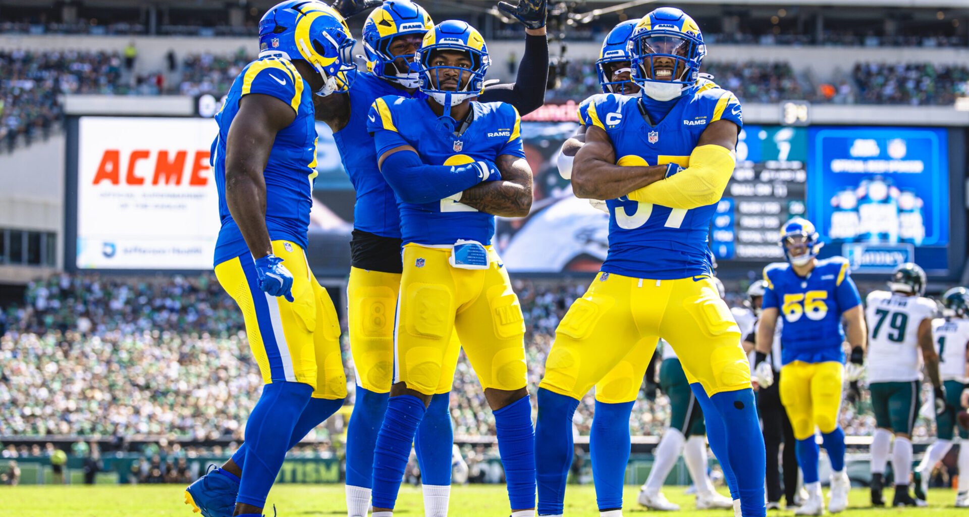 Rams Crush Saints 34-10 Behind Stafford’s Four TDs