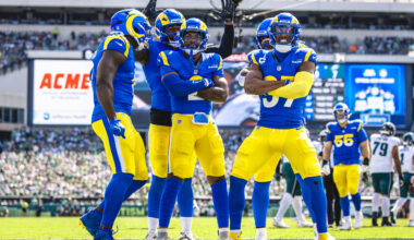 Rams Crush Saints 34-10 Behind Stafford’s Four TDs