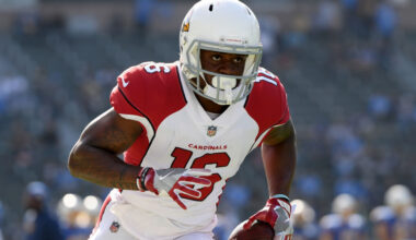 Trent Sherfield #16 of the Arizona Cardinals...