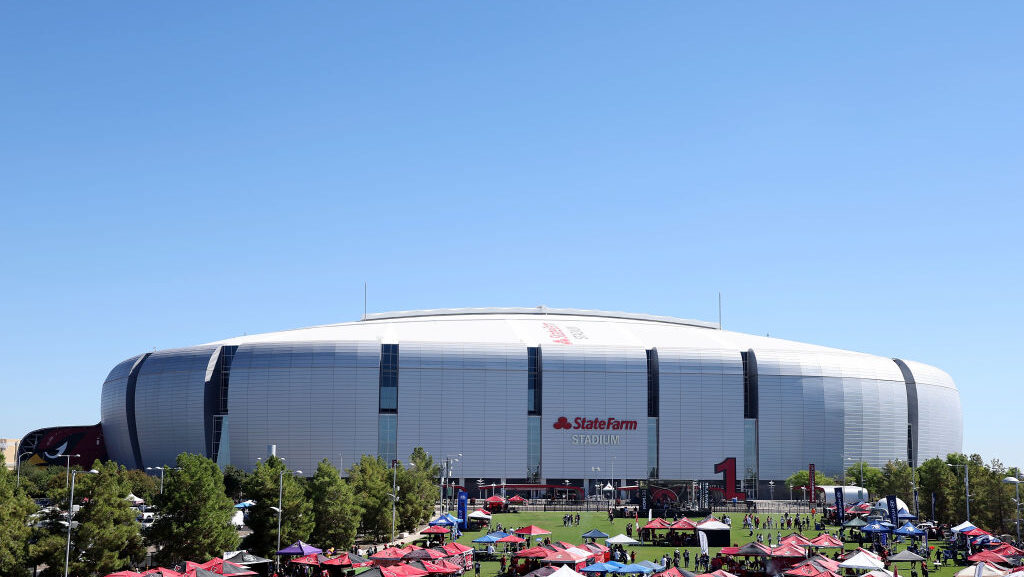 State Farm Stadium before the NFL game between the Arizona Cardinals and the Dallas Cowboys...