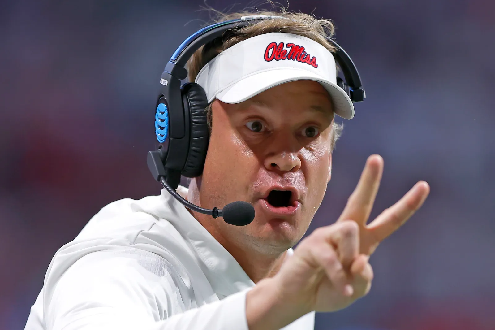 Ole Miss head coach Lane Kiffin
