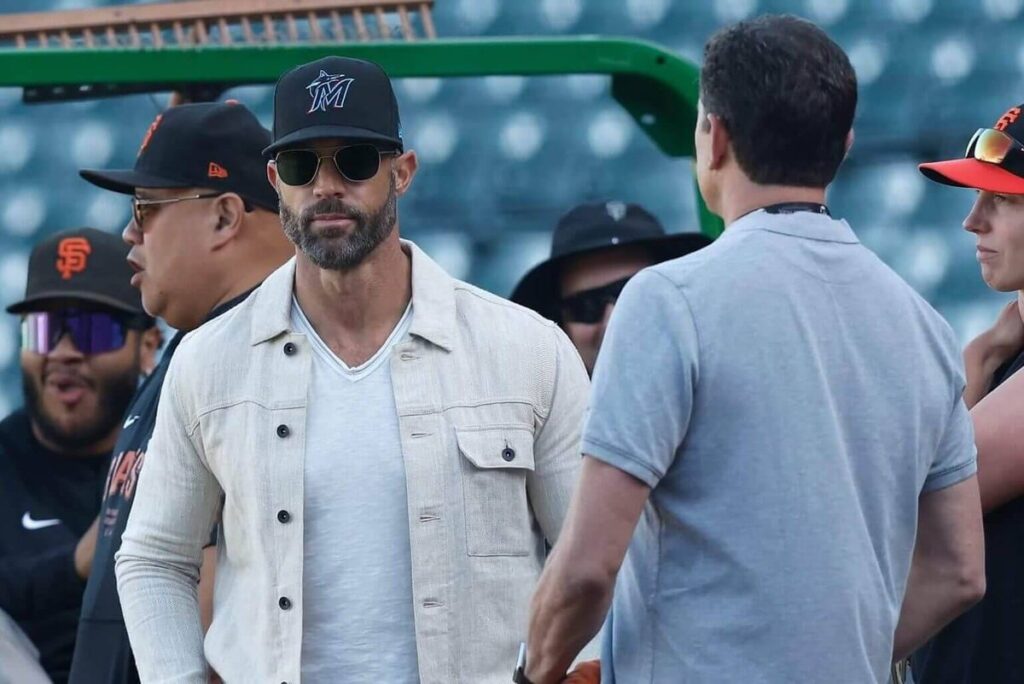 Gabe Kapler looks on at Oracle Park on Aug. 30, 2024.