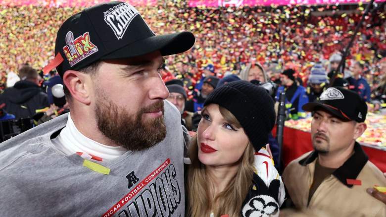 Taylor Swift and Travis Kelce