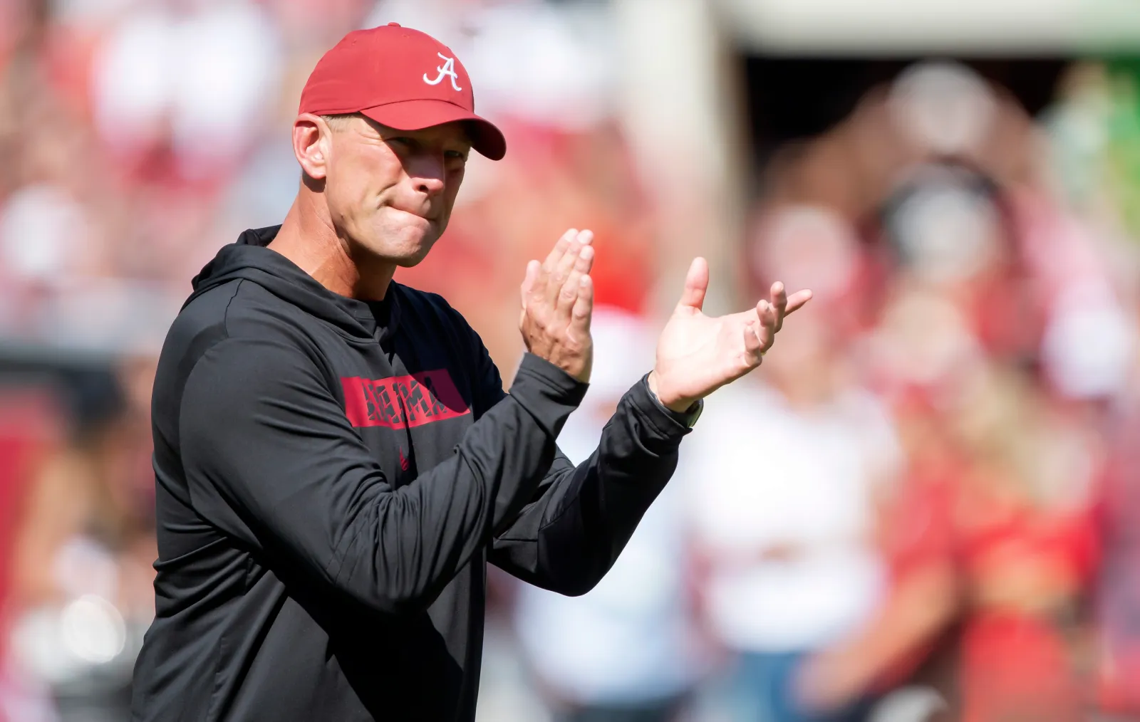 Alabama head coach Kalen DeBoer