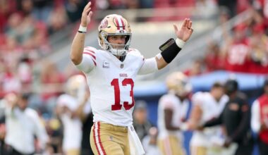 Brock Purdy returning from injury to start Sunday vs. Cardinals