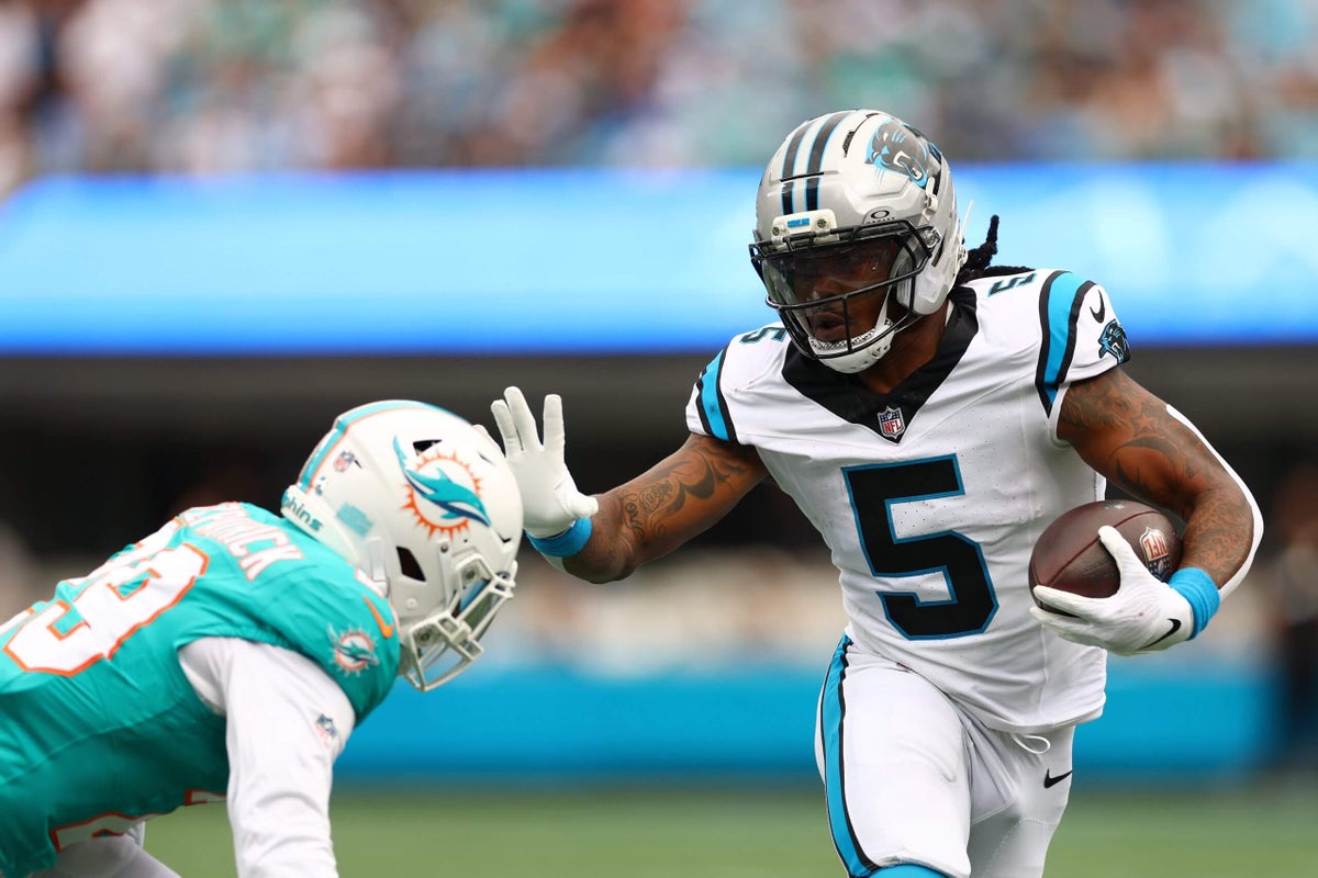 Rico Dowdle to take over as lead back for Panthers this week vs. Packers: Sources