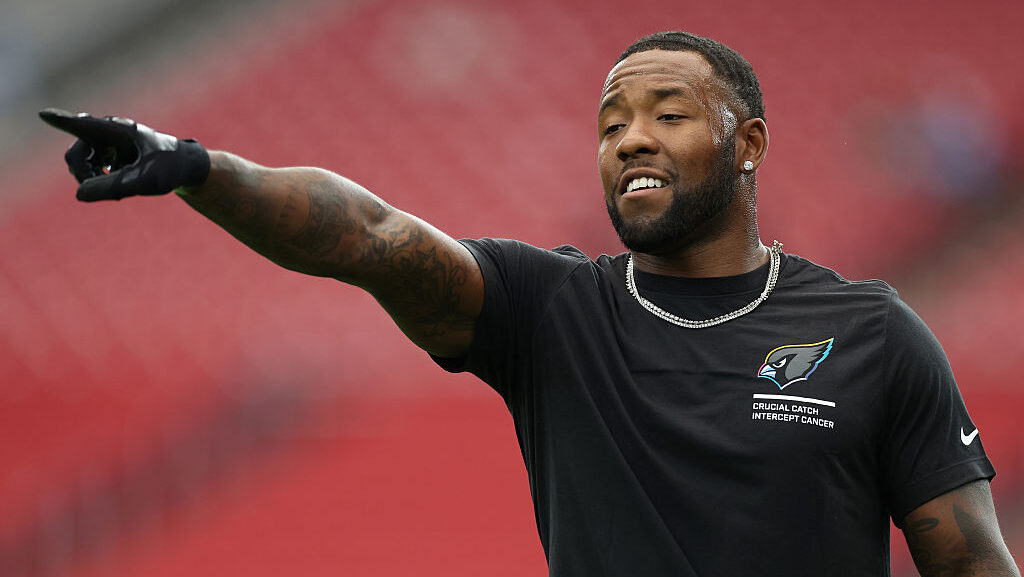 Budda Baker #3 of the Arizona Cardinals...